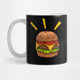 burger illustration perfect for design Mug